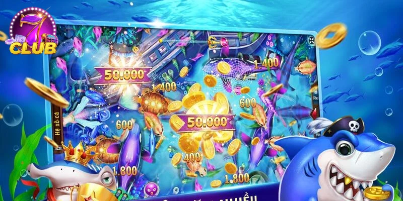 Giao diện trò chơi BẮN CÁ trực tuyến tại SANCLUB
