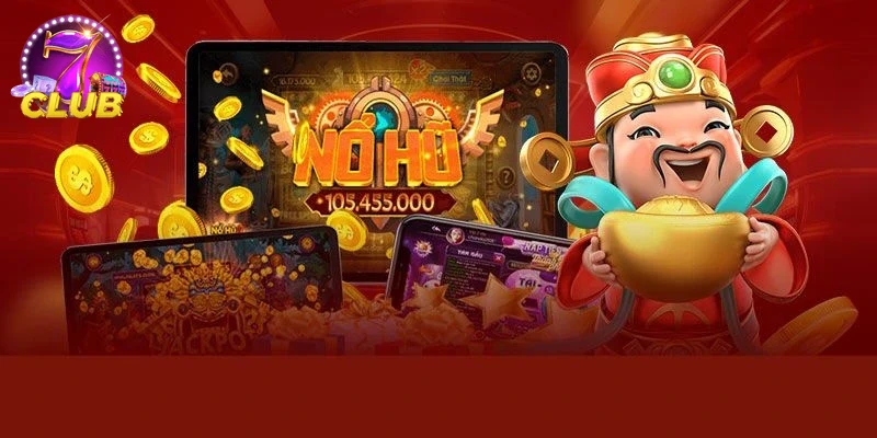 Minh họa banner chương trình ưu đãi nổ hũ hấp dẫn cho thành viên